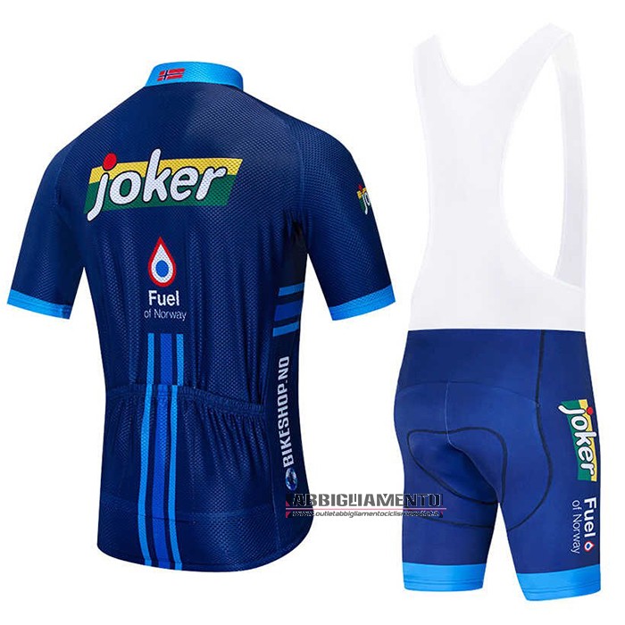 Abbigliamento Joker Fuel 2020 Manica Corta e Pantaloncino Con Bretelle Blu - Clicca l'immagine per chiudere
